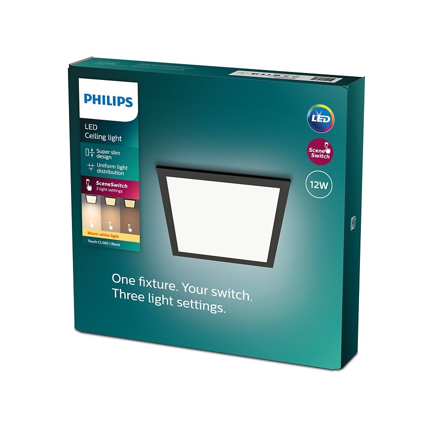 Philips - LED Stmievateľné stropné svietidlo SCENE SWITCH LED/12W/230V 2700K
