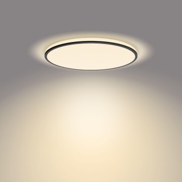 Philips - LED Stmievateľné stropné svietidlo SCENE SWITCH LED/22W/230V pr. 40 cm 2700K čierna