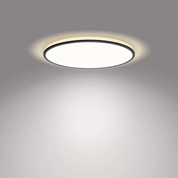 Philips - LED Stmievateľné stropné svietidlo SCENE SWITCH LED/22W/230V pr. 40 cm 4000K čierna