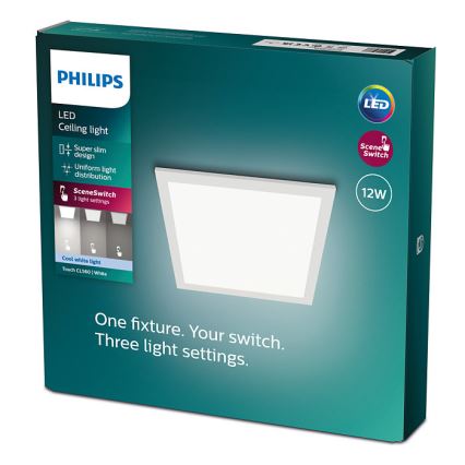 Philips - LED Stmievateľné stropné svietidlo SCENE SWITCH LED/12W/230V 4000K