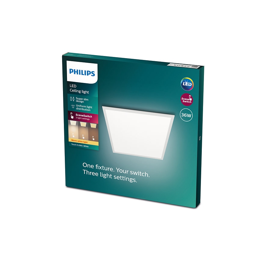 Philips - LED Stmievateľné stropné svietidlo SCENE SWITCH LED/36W/230V 2700K