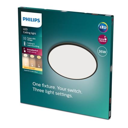 Philips - LED Stmievateľné stropné svietidlo SCENE SWITCH LED/36W/230V