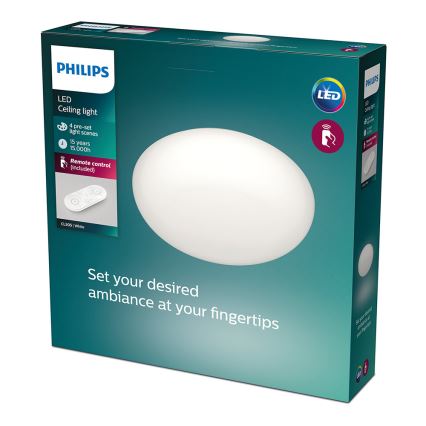 Philips - LED stmievateľné stropné svietidlo LED/23W/230V + diaľkové ovládanie