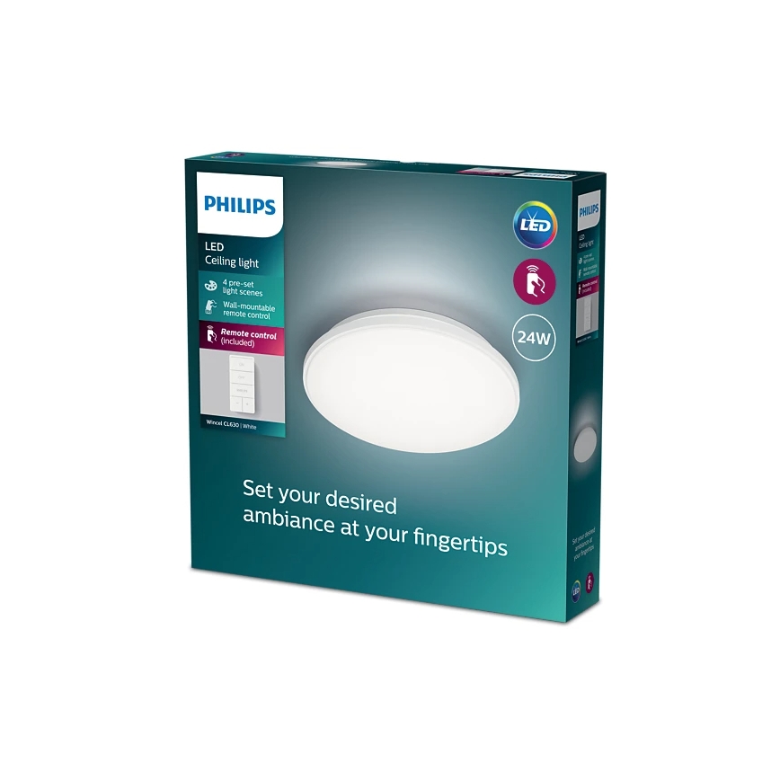 Philips - LED Stmievateľné stropné svietidlo LED/24W/230V 2700-6500K + diaľkové ovládanie