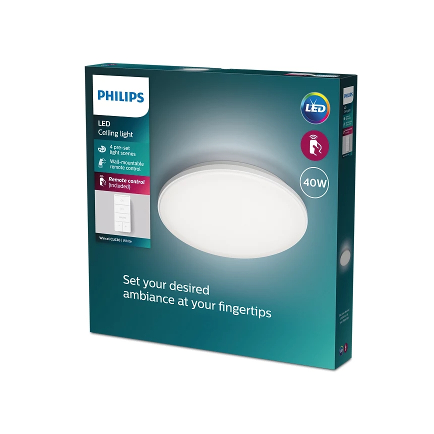 Philips - LED Stmievateľné stropné svietidlo LED/40W/230V 2700-6500K + diaľkové ovládanie