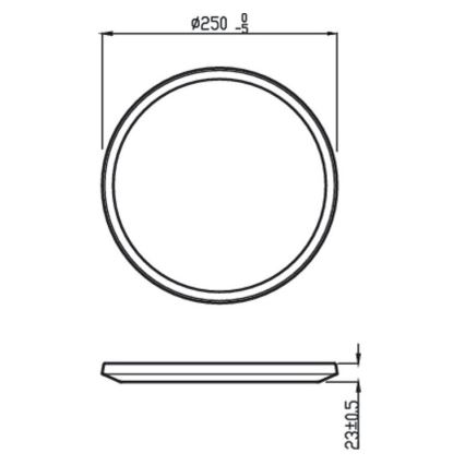 Philips - LED Stmievateľné vonkajšie svietidlo SUPERSLIM SCENE SWITCH LED/15W/230V IP54 biela