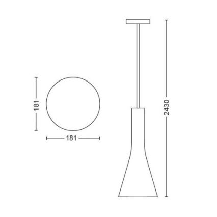 Philips - LED Stmievateľný luster na lanku Hue EXPLORE 1xE27/6W/230V 2200-6500K + diaľkové ovládanie