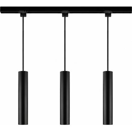 Philips - LED stmievateľný luster na lane v lištovom systéme EASYLINK 3xGU10/7W/230V 2200-2700K 1m čierny