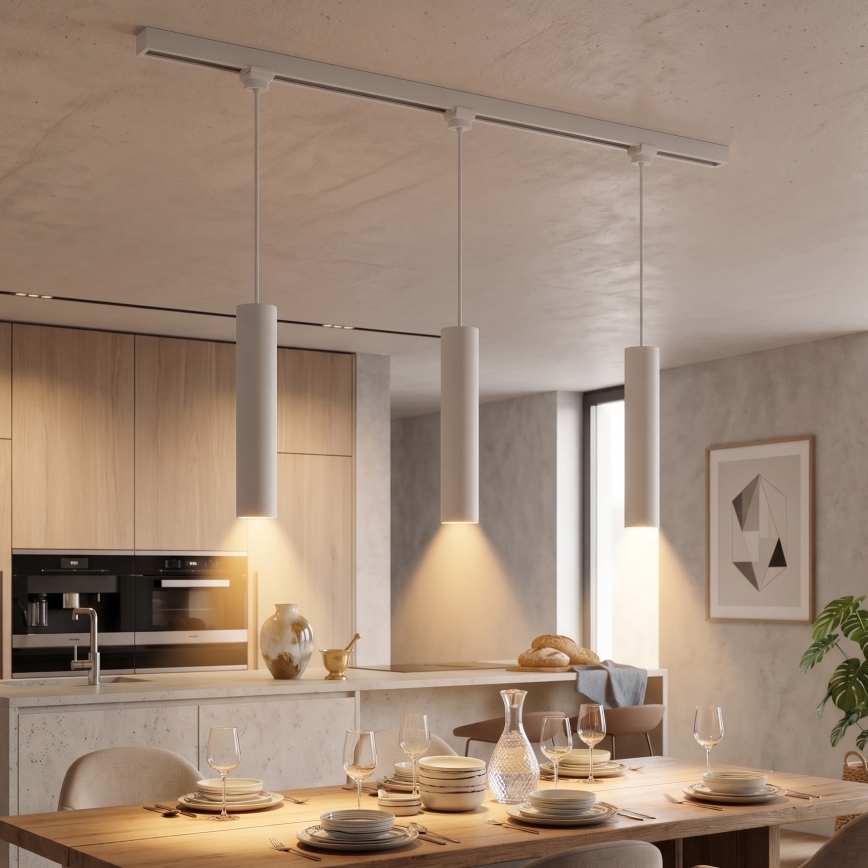 Philips - LED stmievateľný luster na lanku v lištovom systéme EASYLINK 3xGU10/7W/230V 2200-2700K 1m biela