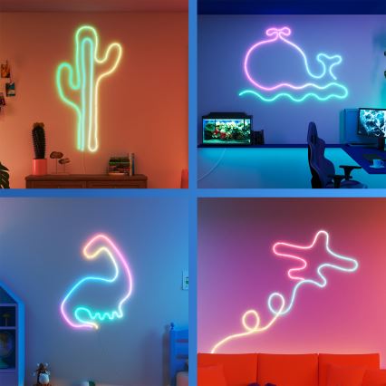 Philips - LED RGBIC Stmievateľný pás SMART NEON FLEX 10m LED/45W/230V 2700-6500K Wi-Fi