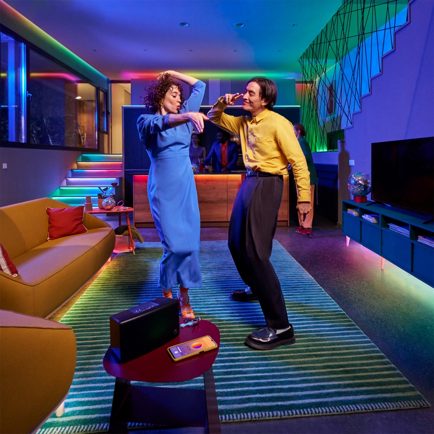 Philips - LED RGBIC Stmievateľný pás SMART NEON FLEX 10m LED/45W/230V 2700-6500K Wi-Fi