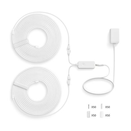 Philips - LED RGBIC Stmievateľný pás SMART NEON FLEX 10m LED/45W/230V 2700-6500K Wi-Fi