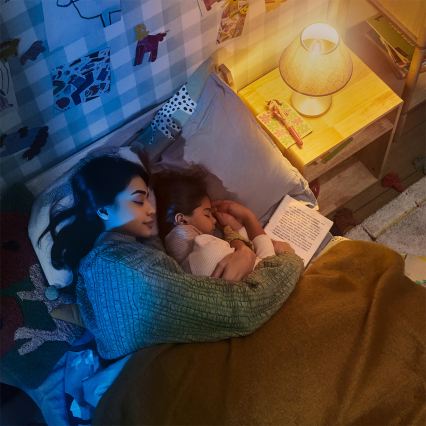 Philips - LED stmievateľný stropný ventilátor OLAS LED/24W/230V pr. 106 cm biela/hnedá + diaľkové ovládanie