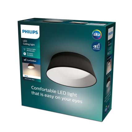 Philips - LED Stropné svietidlo LED/14W/230V čierna