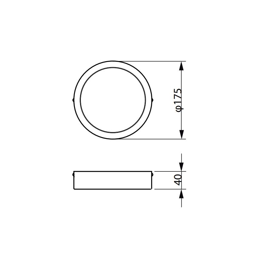 Philips - LED Stropné svietidlo LEDINAIRE LED/10,5W/230V 3000K IP40