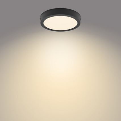 Philips - LED Stropné svietidlo LED/12W/230V 2700K čierna
