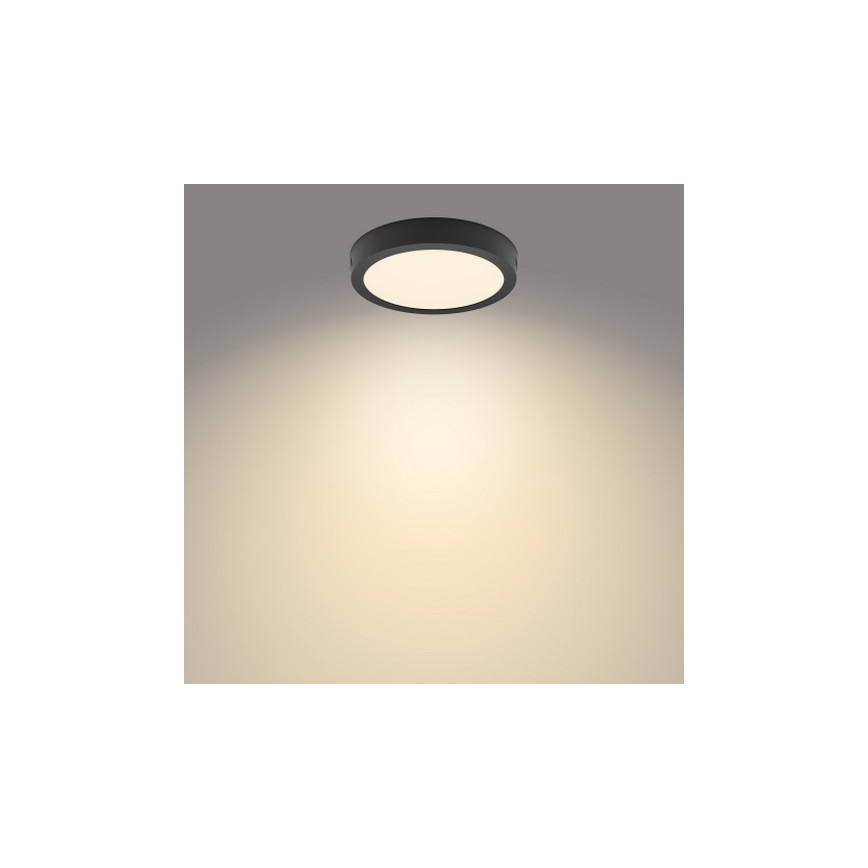 Philips - LED Stropné svietidlo LED/12W/230V 2700K čierna