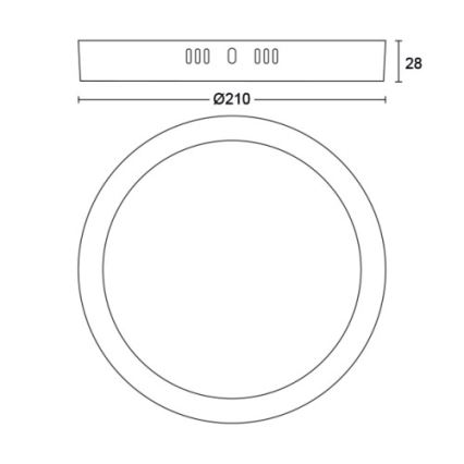 Philips - LED Stropné svietidlo LED/12W/230V 2700K čierna