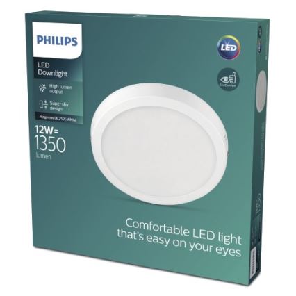 Philips - LED Stropné svietidlo LED/12W/230V 4000K biela