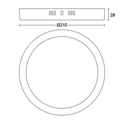 Philips - LED Stropné svietidlo LED/12W/230V 4000K biela