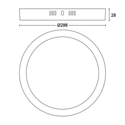 Philips - LED Stropné svietidlo LED/20W/230V 2700K čierna