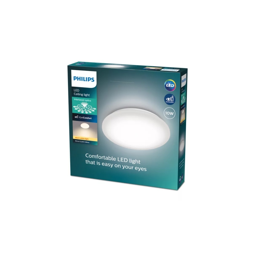 Philips - LED stropné svietidlo MOIRE LED/10W/230V 2700K pr. 24 cm