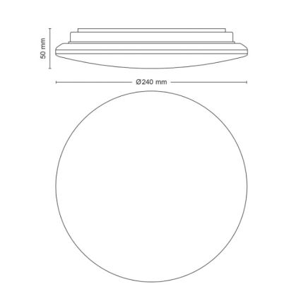 Philips - LED stropné svietidlo MOIRE LED/10W/230V 2700K pr. 24 cm