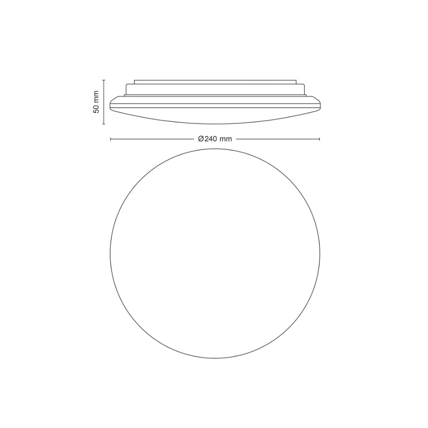 Philips - LED stropné svietidlo MOIRE LED/10W/230V 2700K pr. 24 cm