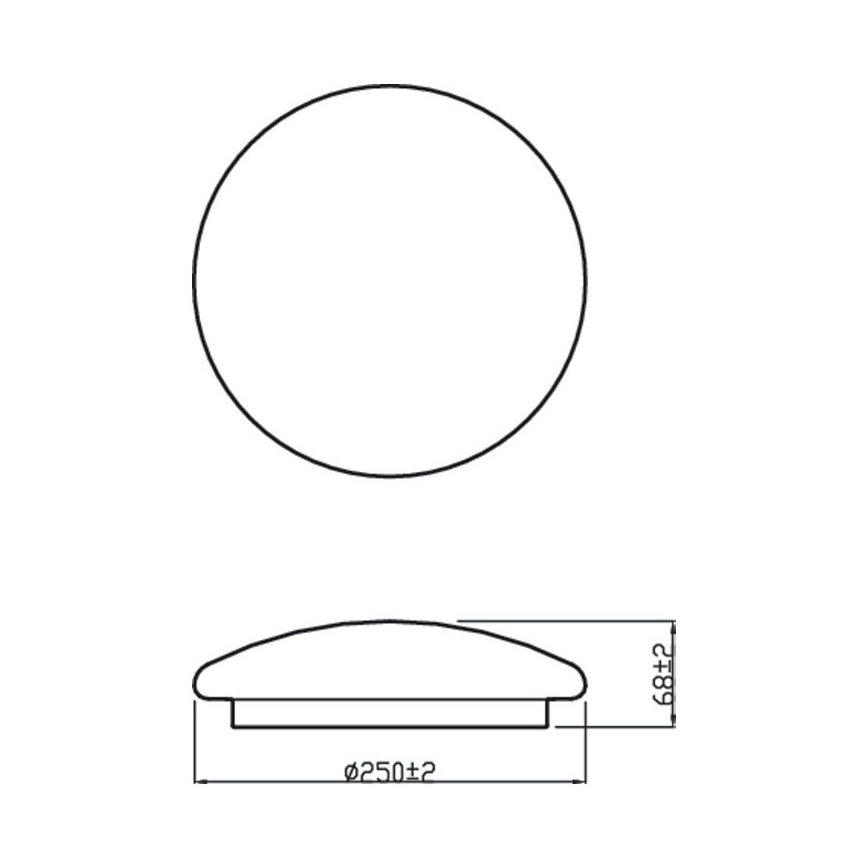 Philips - LED Stropné svietidlo MOIRE LED/10W/230V