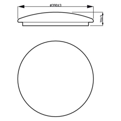 Philips - LED Stropné svietidlo LED/20W/230V 4000K