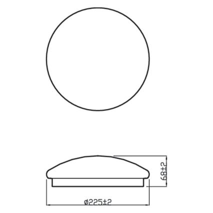 Philips - LED Stropné svietidlo MOIRE LED/6W/230V