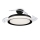 Philips - LED stropné svietidlo s ventilátorom BLISS LED/35W/230V 5500/4000/2700K čierne + diaľkový ovládač