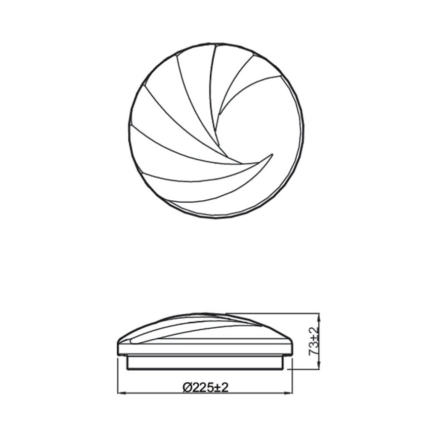 Philips - LED Stropné svietidlo SHORE LED/6W/230V