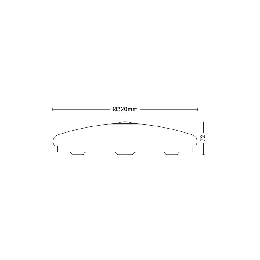 Philips - LED Stropné svietidlo so senzorom LED/16W/230V 4000K