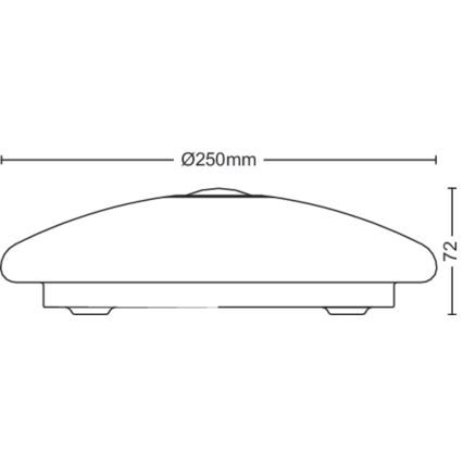 Philips - LED Stropné svietidlo so senzorom MAUVE LED/6W/230V 4000K