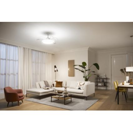 Philips - LED Stropný ventilátor LED/35W/230V 5500/4000/2700K biela + diaľkové ovládanie