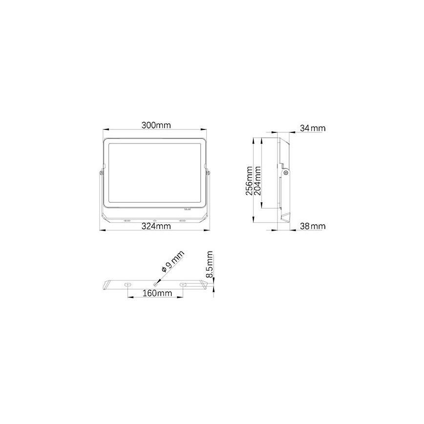 Philips - LED Vonkajší reflektor PROJECTLINE LED/100W/230V IP65 3000K