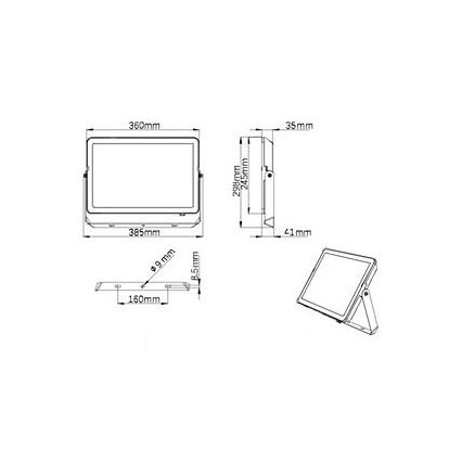 Philips - LED Vonkajší reflektor PROJECTLINE LED/150W/230V IP65 4000K