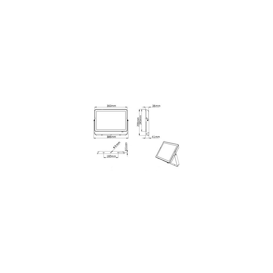 Philips - LED Vonkajší reflektor PROJECTLINE LED/150W/230V IP65 4000K