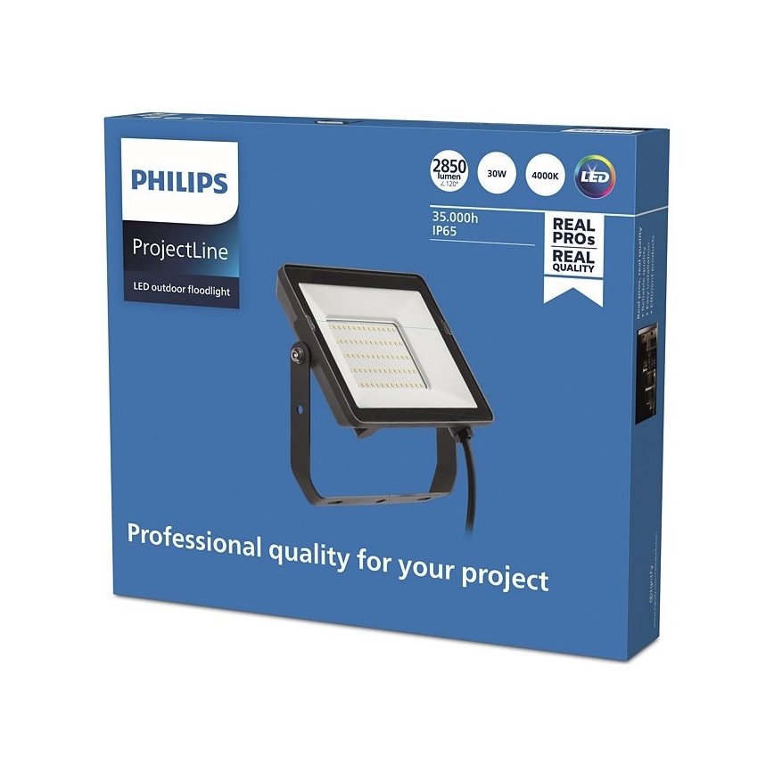 Philips - LED Vonkajší reflektor PROJECTLINE LED/30W/230V IP65 4000K