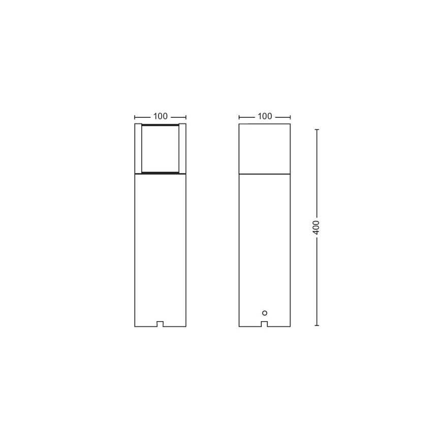 Philips - LED Vonkajšia lampa LED/6W/12V 2700K IP44