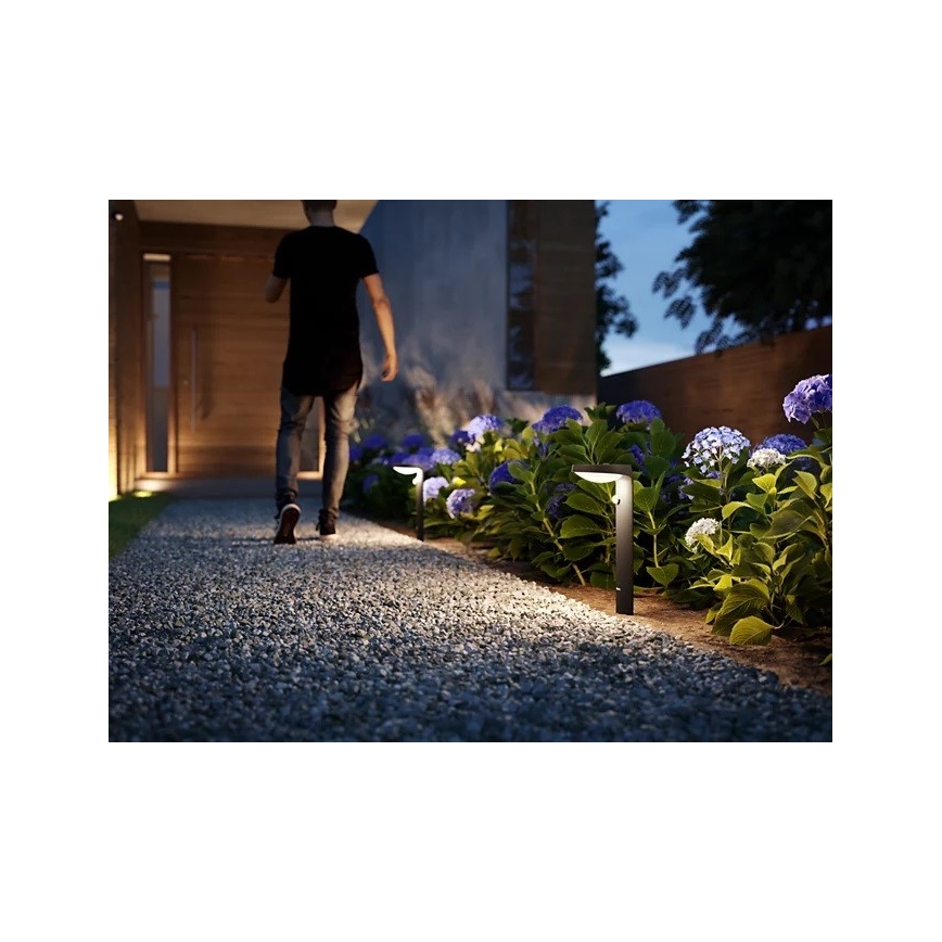Philips - LED Vonkajšia lampa so senzorom LED/9W/230V 2700K IP44