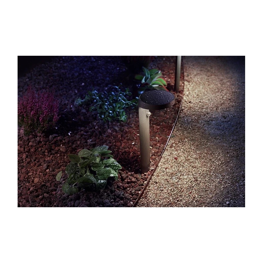 Philips - LED Vonkajšia lampa so senzorom LED/9W/230V 4000K IP44