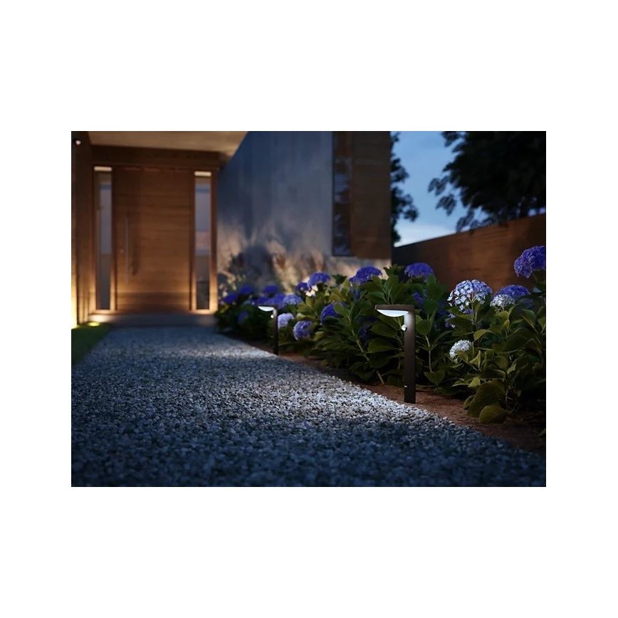 Philips - LED Vonkajšia lampa so senzorom LED/9W/230V 4000K IP44