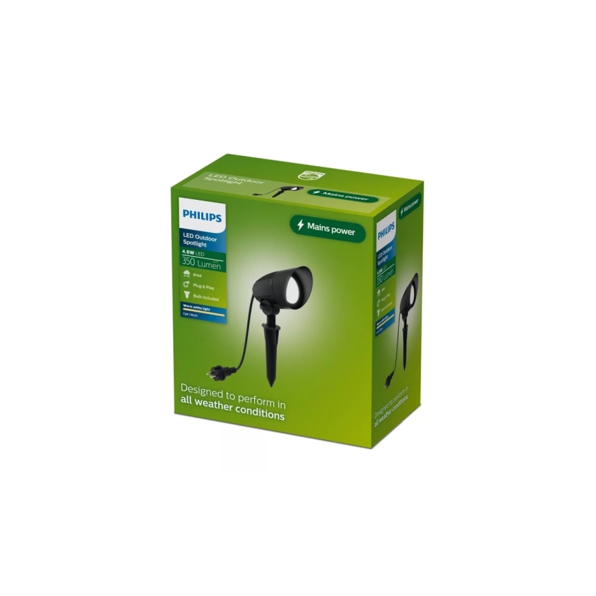 Philips - LED vonkajšie bodové svietidlo CYLR LED/4,6W/230V 2700K IP44