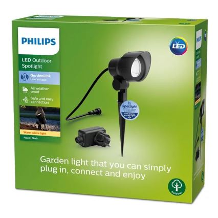 Philips - LED Vonkajšie bodové svietidlo LED/24W/230V 2700K IP44