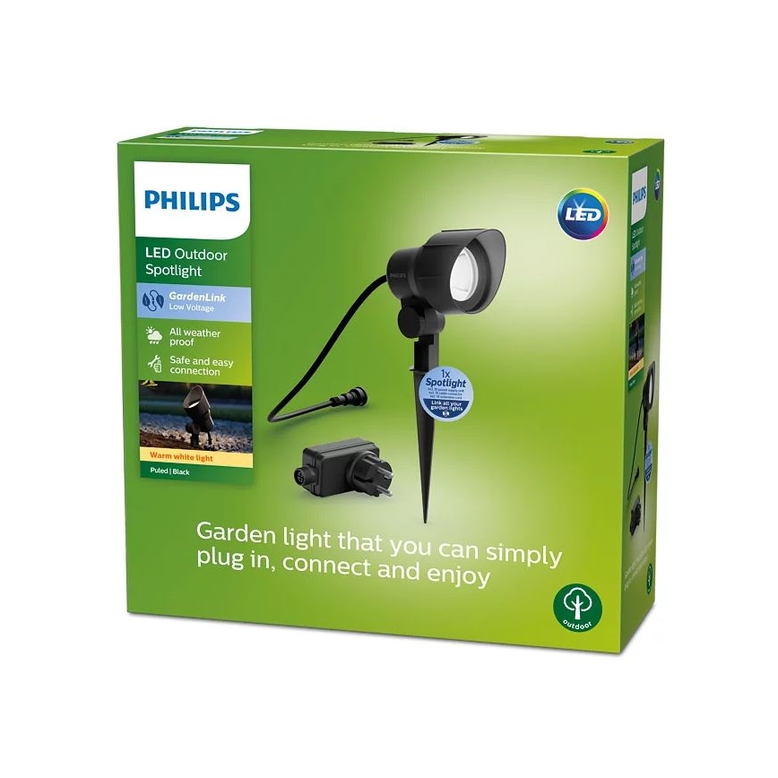 Philips - LED Vonkajšie bodové svietidlo LED/24W/230V 2700K IP44