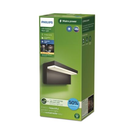 Philips - LED Vonkajšie nástenné svietidlo BUSTAN LED/3,8W/230V 2700K IP44