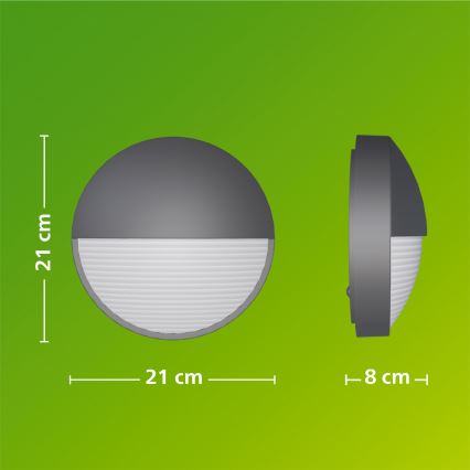 Philips - LED Vonkajšie nástenné svietidlo CAPRICORN LED/4,3W/230V IP44