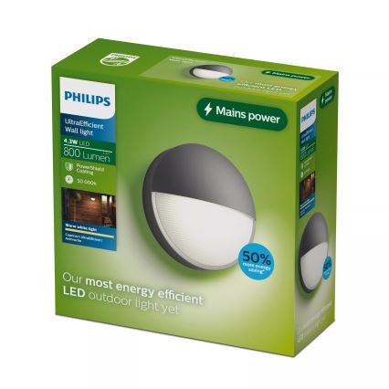 Philips - LED Vonkajšie nástenné svietidlo CAPRICORN LED/4,3W/230V IP44
